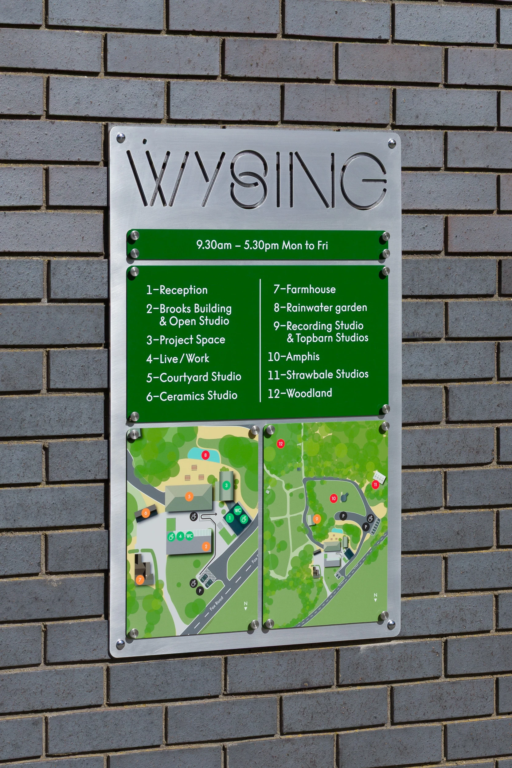 Wysing Arts Centre, 2023, Identity design