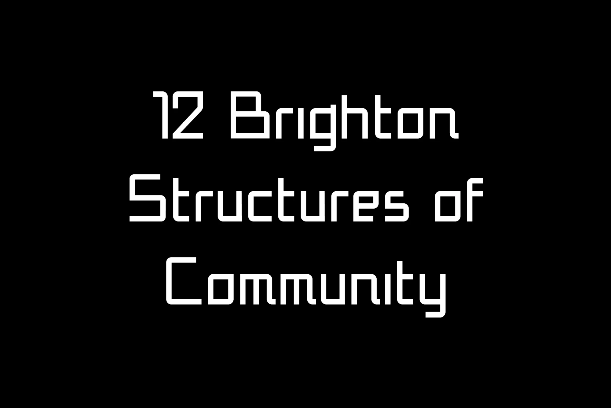 Brighton CCA