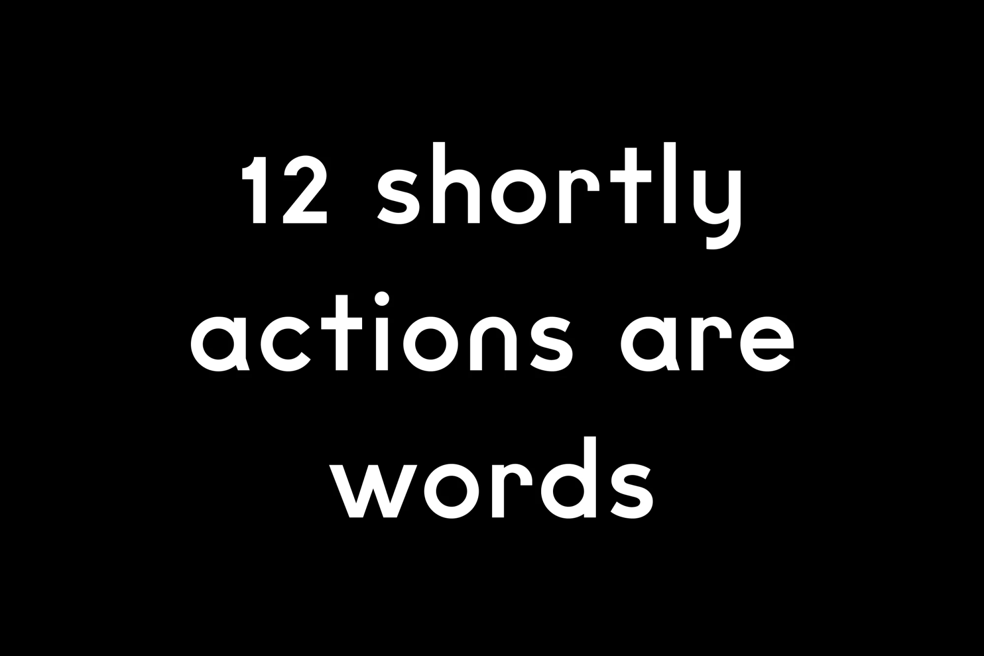 Short Sentence